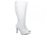 bota feminina branca solado antiderrapante | VitriNerm