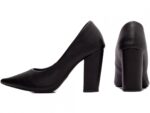scarpin feminino preto vista lateral salto 9cm | VitriNerm