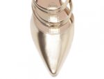 detalhe bico scarpin feminino dourado feminino | VitriNerm
