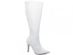 bota branca salto 10cm napa | VitriNerm