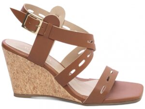 sandália caramelo salto 7cm napa | VitriNerm