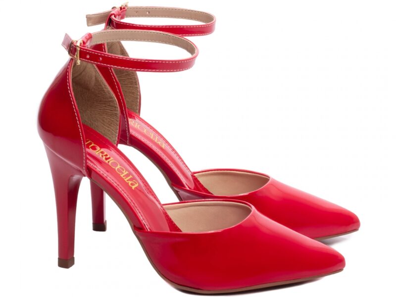 scarpin feminino vermelho solado antiderrapante | VitriNerm