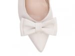 detalhe bico scarpin feminino off white feminino | VitriNerm