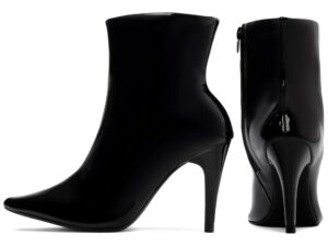 bota preto salto 9cm verniz | VitriNerm