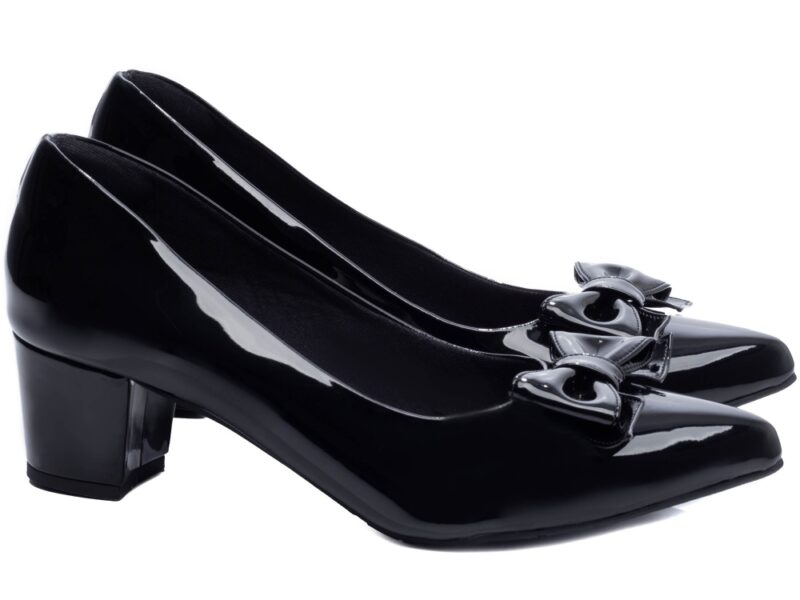 scarpin feminino preto solado antiderrapante | VitriNerm