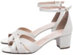 detalhe sandália feminina off white feminino | VitriNerm