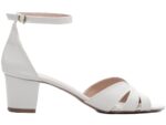 sandália feminina off white numeração especial par completo | VitriNerm