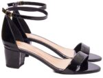 detalhe sandália feminina preto feminino | VitriNerm