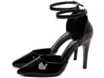 detalhe salto 10cm preto scarpin feminino | VitriNerm