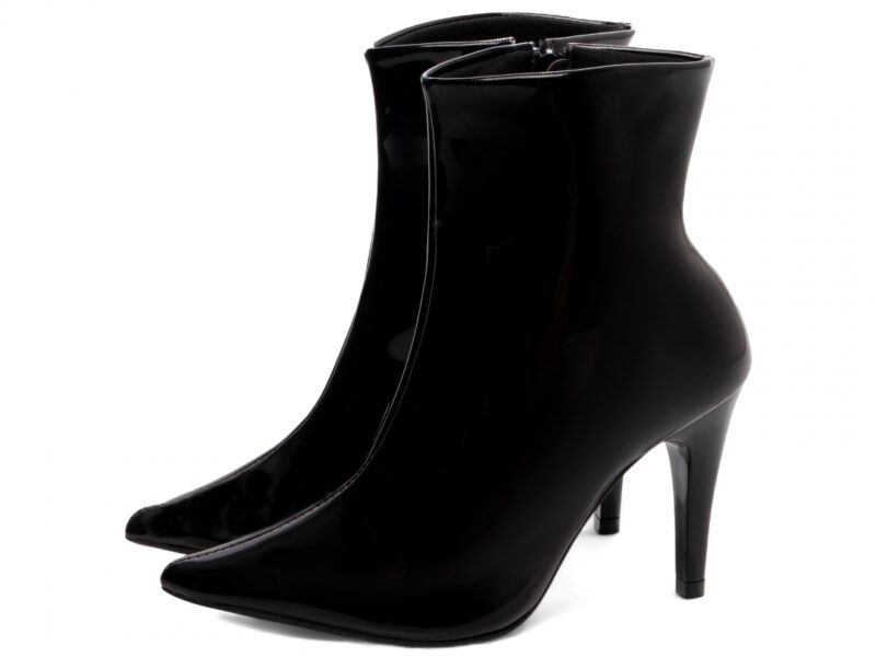 detalhe bico bota feminina preto feminino | VitriNerm