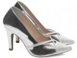 scarpin feminino prata solado antiderrapante | VitriNerm