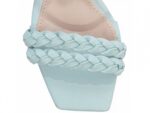 detalhe bico sandália feminina azul feminino | VitriNerm