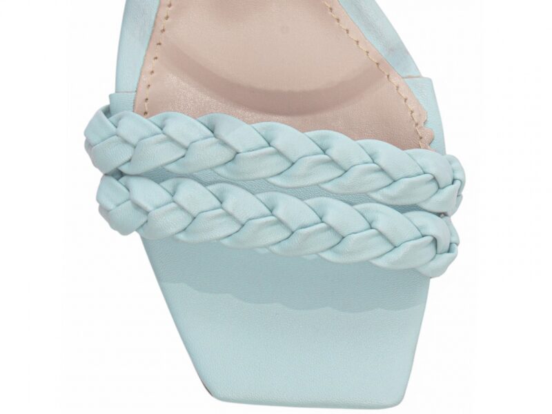detalhe bico sandália feminina azul feminino | VitriNerm