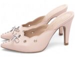 detalhe salto 9cm prata scarpin feminino | VitriNerm