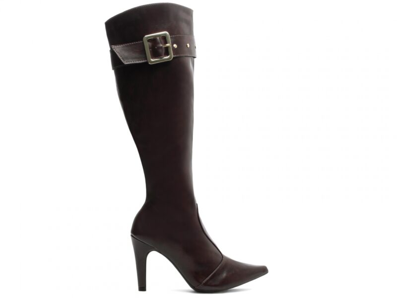 bota feminina marrom solado antiderrapante | VitriNerm