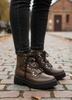 coturno feminino marrom feminino elegante comprar | VitriNerm