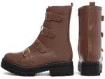 detalhe coturno feminino marrom feminino | VitriNerm