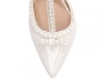 detalhe bico scarpin feminino off white feminino | VitriNerm
