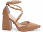 scarpin caramelo salto 8,5cm napa | VitriNerm