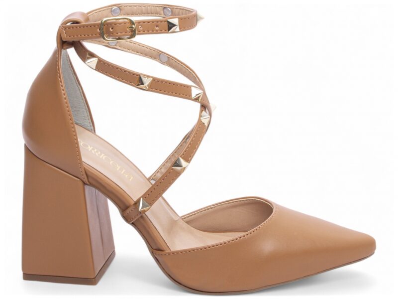 scarpin caramelo salto 8,5cm napa | VitriNerm