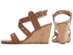 sandália feminina caramelo vista lateral salto 7cm | VitriNerm