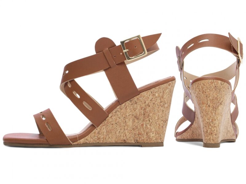 sandália feminina caramelo vista lateral salto 7cm | VitriNerm