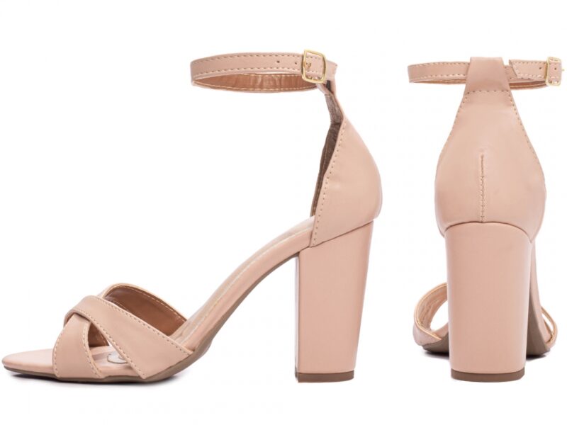 sandália feminina vista lateral salto 8,5cm | VitriNerm