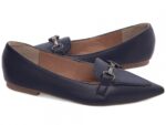 detalhe bico mocassim feminino azul feminino | VitriNerm