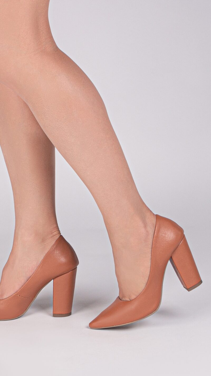scarpin feminino caramelo feminino elegante comprar | VitriNerm