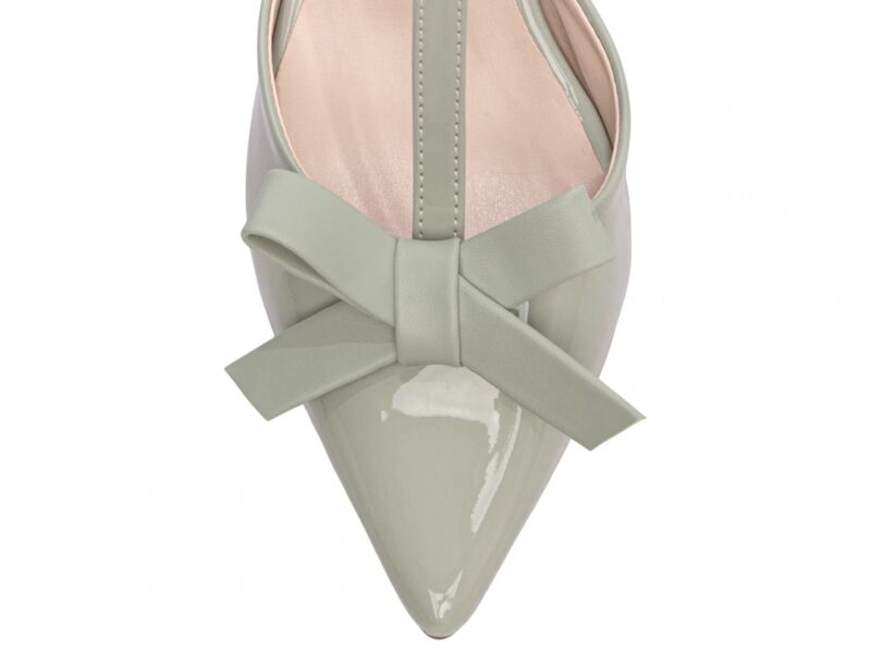 detalhe bico scarpin feminino verde feminino | VitriNerm