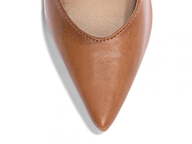 detalhe bico scarpin feminino caramelo feminino | VitriNerm
