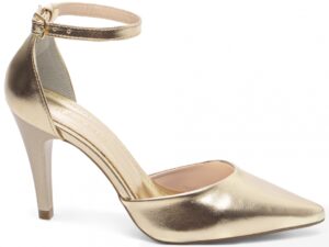 scarpin dourado salto 10cm napa | VitriNerm