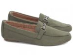 detalhe mocassim feminino verde feminino | VitriNerm