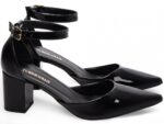 scarpin feminino preto solado antiderrapante | VitriNerm