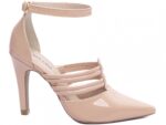 scarpin rosê salto 9cm verniz | VitriNerm