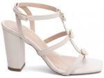 sandália off white salto 9cm napa | VitriNerm