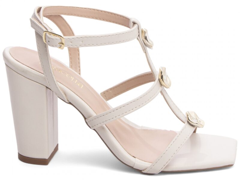 sandália off white salto 9cm napa | VitriNerm