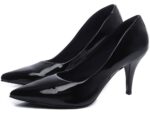 detalhe salto 8,5cm preto scarpin feminino | VitriNerm