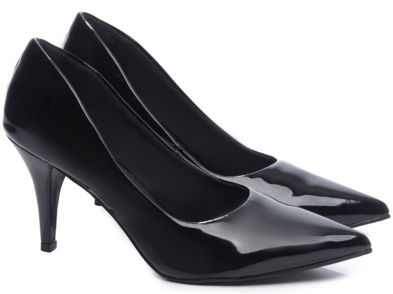 scarpin feminino preto solado antiderrapante | VitriNerm