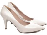 scarpin feminino off white solado antiderrapante | VitriNerm