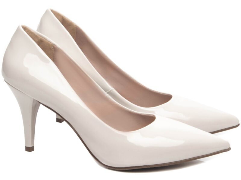 scarpin feminino off white solado antiderrapante | VitriNerm