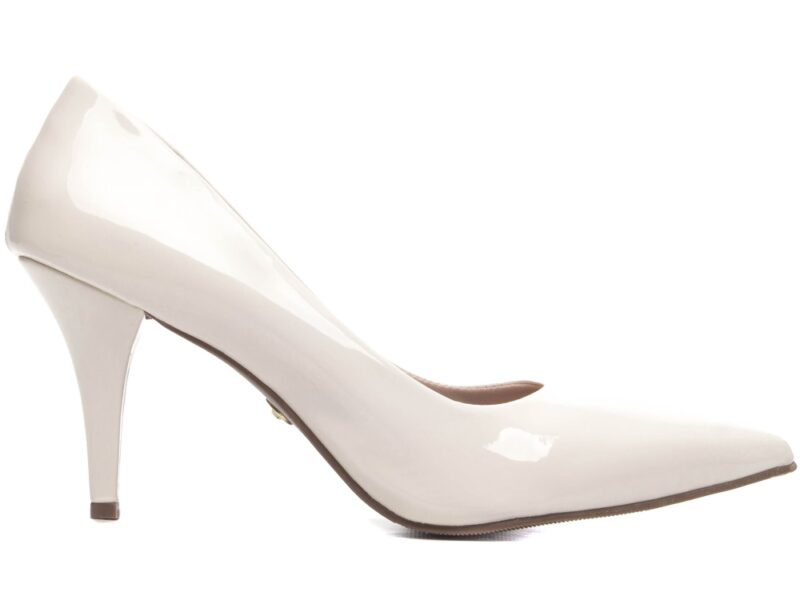 scarpin feminino off white par completo | VitriNerm