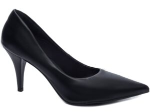 scarpin preto salto 8,5cm napa | VitriNerm