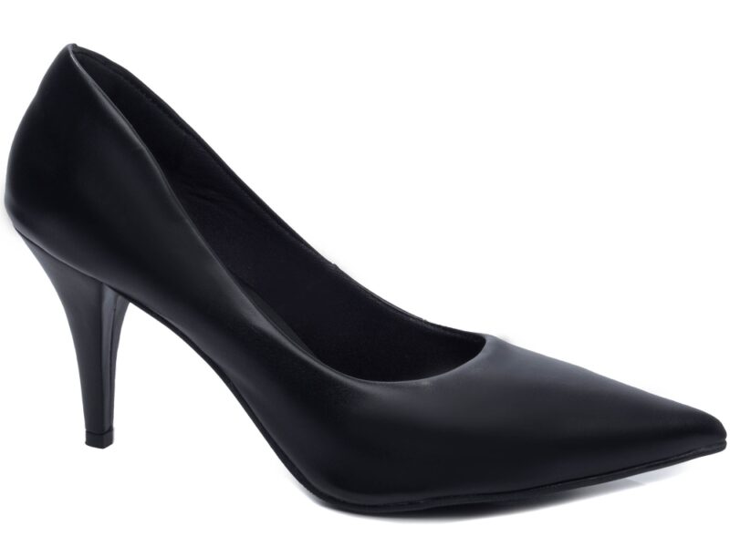 scarpin preto salto 8,5cm napa | VitriNerm