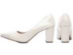 scarpin feminino off white vista lateral | VitriNerm