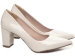 scarpin feminino off white solado antiderrapante | VitriNerm