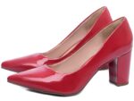 detalhe salto 8,5cm vermelho scarpin feminino | VitriNerm