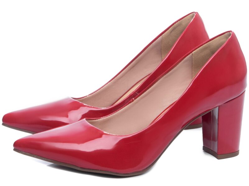 detalhe salto 8,5cm vermelho scarpin feminino | VitriNerm