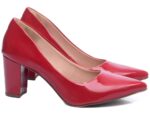 scarpin feminino vermelho solado antiderrapante | VitriNerm