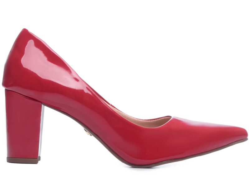 scarpin feminino vermelho par completo | VitriNerm